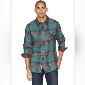 Marmot Men's Anderson Lightweight Flannel Rare Mallard Green Plaid Medium